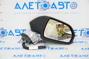 Side mirror right complete Lincoln MKZ 13-16 13 pins, BSM, auto-dimming, turn signal, black