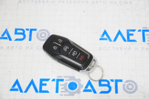 Lincoln MKZ 13-16 smart key, 5 buttons, peeling chrome