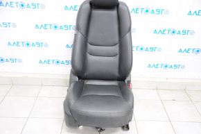Passenger seat Mazda CX-9 16- without airbag, electric, leather black, not working motor front-rear