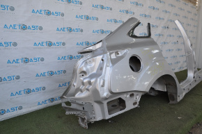 Quarter wing rear right Ford Focus mk3 11-18 4d silver, with central pillar, butt