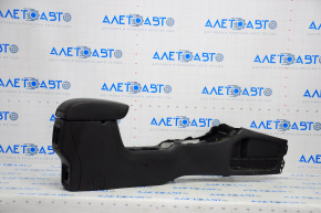 Console center armrest and cup holders Jeep Compass 17-17 leather black