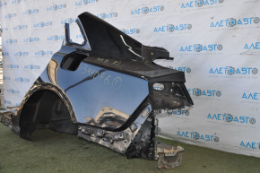 Quarter wing rear left Lincoln MKZ 13-20 black, dented, bumps