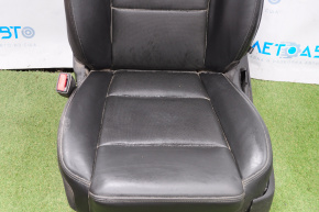 Driver's seat Cadillac CTS 14- without airbag, leather black, no control buttons, scratches