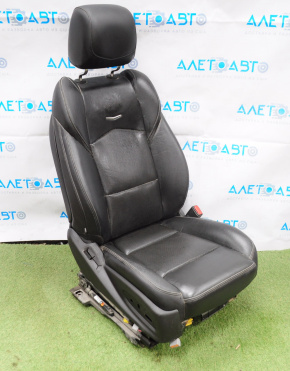 Passenger seat Cadillac CTS 14-14 without airbag, electric, leather black, no control buttons