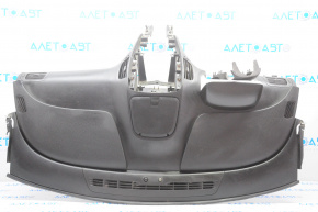 Torpedo front panel without AIRBAG Chevrolet Volt 11-15 black with overlay on the pillow scratches, pokes