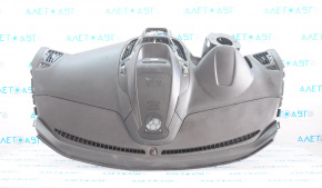 Torpedo front panel without AIRBAG Ford Escape MK3 13-16 prerest black, under chemical