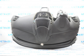 Torpedo front panel without AIRBAG Ford Escape MK3 13-16 pre-rest black, missing glove compartment strip, scratch