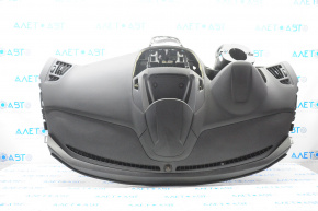 Torpedo front panel without AIRBAG Ford Escape MK3 13-16 pre-rest black, no glove compartment bar