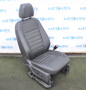 Passenger seat Ford Escape MK3 13-14 with airbag, electric, leather black