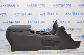 Central console armrest and cup holders Ford Escape MK3 17-19 black, scratches