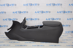 Central console armrest and cup holders Ford Escape MK3 17-19 black, scratches