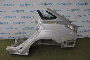 Quarter wing rear left Ford Focus mk3 11-18 4d silver, painted, dented sunset