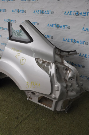 Quarter wing rear left Ford Focus mk3 11-18 4d silver, painted, dented sunset