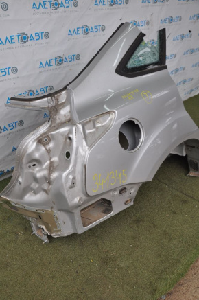 Quarter wing rear right Ford Focus mk3 11-18 4d silver, painted