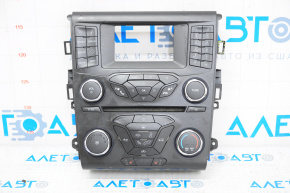 Ford Fusion mk5 13-20 SYNC 1 radio control panel with heating, broken mount