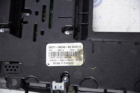 Ford Fusion mk5 13-20 SYNC 1 radio control panel with heating, broken mount