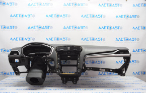 Torpedo front panel without AIRBAG Ford Fusion mk5 13-20 black, cracked