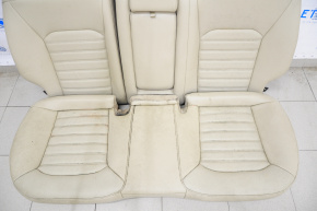 Rear row of seats 2 row Ford Fusion mk5 13-16 SE, leather, beige, dry-cleanable