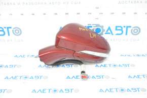 Left side mirror complete Ford Fusion mk5 13-20 13 pins, auto-dimming, turn signal, heating, red