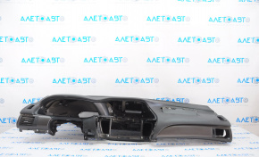 Torpedo front panel without AIRBAG Honda Accord 13-17 black, shot AIRBAG