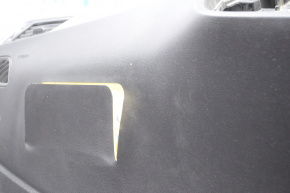 Dashboard front panel without AIRBAG Hyundai Sonata 15-17 black, shot, needs cleaning