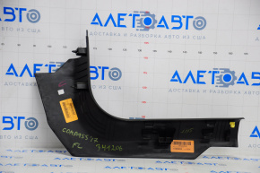 Door sill trim front left Jeep Compass 17-24 black, scratch