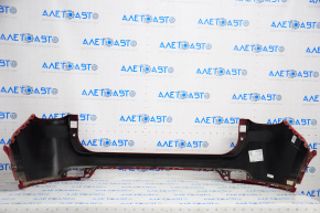 Rear bumper bare upper part Jeep Compass 17-20 red, without parking sensors