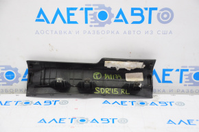 Door sill trim rear left Kia Sorento 10-15 black, worn