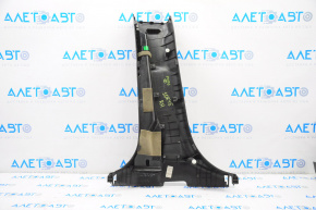 Center pillar trim lower right Kia Sorento 10-15 black, rubbed