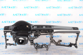 Torpedo front panel without AIRBAG Lexus CT200h 11-13 black, frame broken