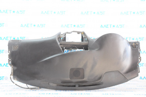Torpedo front panel without AIRBAG Lexus RX350 RX450h 10-15 black, tears, broken fasteners, scratches
