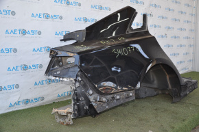 Quarter wing rear right Lincoln MKZ 13-20 black, pokes
