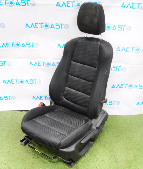 Driver's seat Mazda 6 13-17 without airbag, manual, cloth black, for dry cleaning
