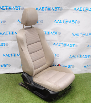 Passenger seat Mazda 6 13-17 without airbag, mechanical, cloth beige