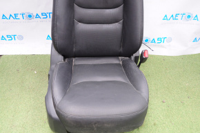 Passenger seat Mazda CX-9 16- without airbag, electric, leather black, scratches