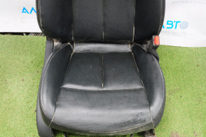 Passenger seat Nissan Leaf 13-13 without airbag, heated, leather black