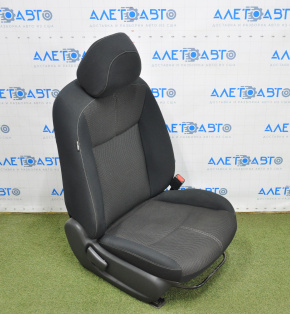 Passenger seat Nissan Sentra 13-15 without airbag, mechanical, cloth black