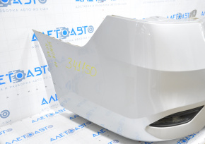 Rear bumper bare Nissan Sentra 16-19 rest silver, scratches