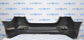 Rear bumper bare Nissan Sentra 16-19 rest silver, scratches