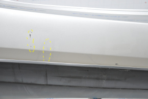 Rear bumper bare Nissan Sentra 16-19 rest silver, scratches
