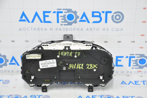 Instrument cluster Nissan Sentra 16-19 rest S 28k scratches