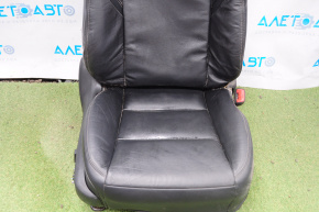 Passenger seat Toyota Avalon 13-14 without airbag, electric, leather black, no button