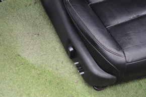 Passenger seat Toyota Avalon 13-14 without airbag, electric, leather black, no button