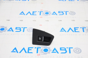 Rear left window lift control VW Atlas 18-24 black with chrome, with black trim