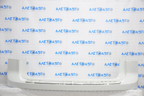 Bare rear bumper VW Atlas 18-20 white tears, dents and broken fasteners