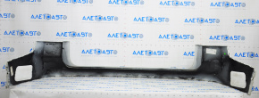 Bare rear bumper VW Atlas 18-20 white tears, dents and broken fasteners