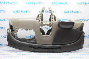Torpedo front panel without AIRBAG Chevrolet Volt 11-15 light gray without pad on the pillow, scratch