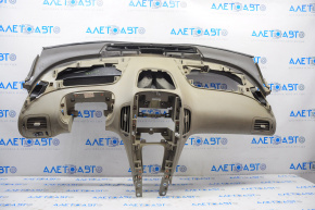 Torpedo front panel without AIRBAG Chevrolet Volt 11-15 light gray without cushion pad