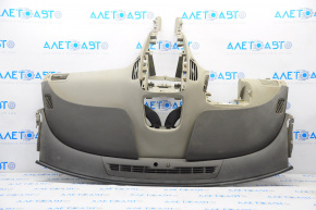 Torpedo front panel without AIRBAG Chevrolet Volt 11-15 light gray with pad on pillow, scratches