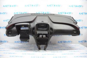 Torpedo front panel without AIRBAG Chevrolet Volt 11-15 black with pad, sticky